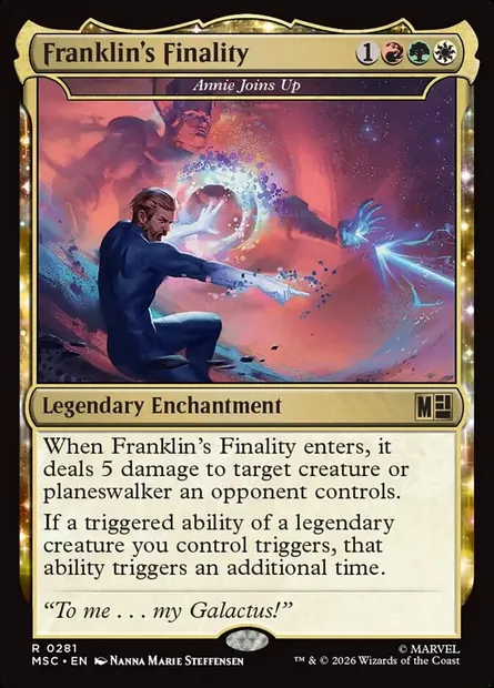 Annie Joins Up, Magic card MSC 281 — Marvel Super Heroes Commander set