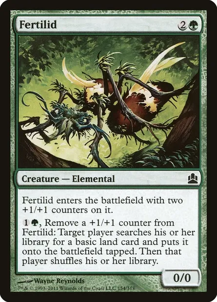 Fertilid, Magic card CMD 154 — Commander 2011 set