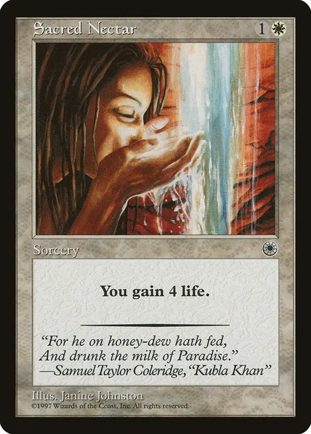 Nectar sacré, carte Magic POR 25 — extension Portal