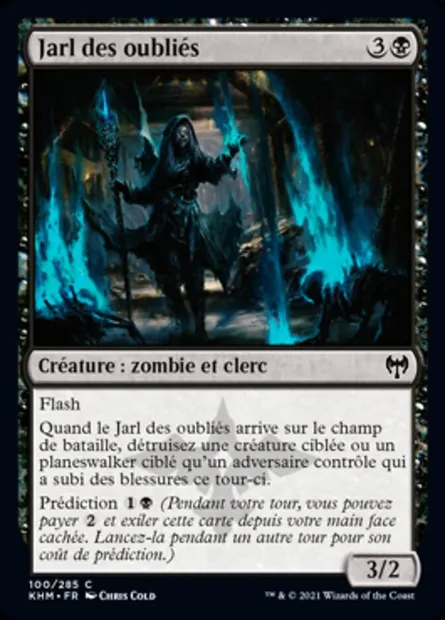 Jarl des oubliés, carte Magic KHM 100 — extension Kaldheim