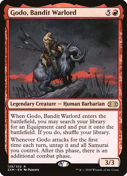 Godo, Bandit Warlord, Magic card 2XM 128 — Double Masters set