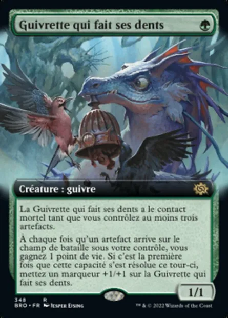 Guivrette qui fait ses dents, carte Magic BRO 348 — extension La Guerre Fratricide