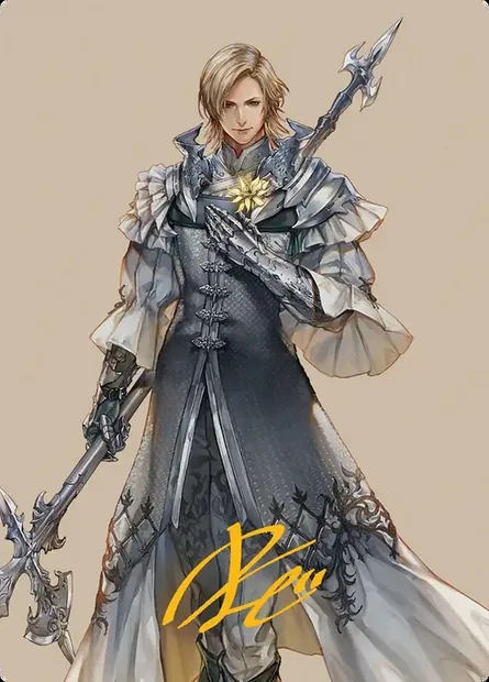 Dion, Bahamut's Dominant // Dion, Bahamut's Dominant, Magic card AFIN 42 — Final Fantasy Art Series set