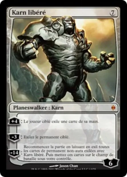 Karn libéré, carte Magic NPH 1 — extension La Nouvelle Phyrexia