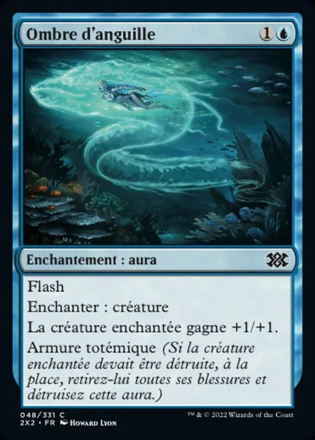Ombre d'anguille, carte Magic 2X2 48 — extension Double Masters 2022