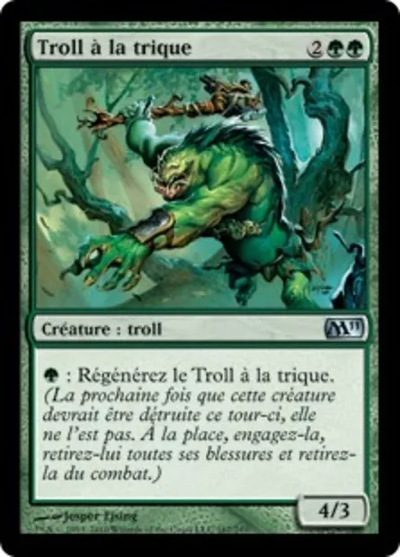 Troll à la trique, carte Magic M11 167 — extension Magic 2011