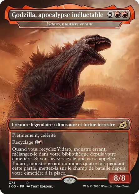 Yidaro, monstre errant, carte Magic IKO 375 — extension Ikoria: Lair of Behemoths