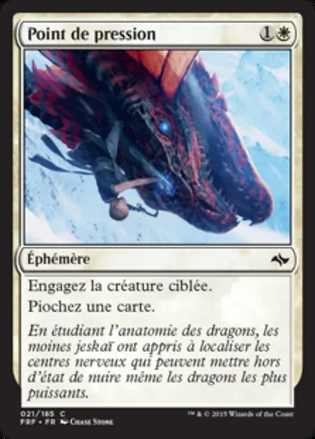 Point de pression, carte Magic FRF 21 — extension Destin reforgé