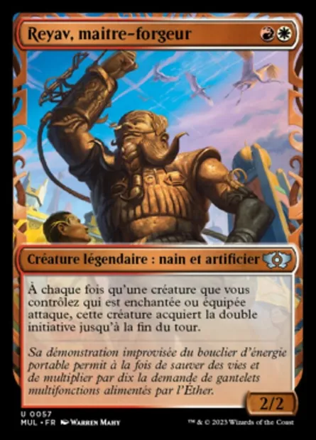 Reyav, maitre-forgeur, carte Magic MUL 57 — extension Multiverse Legends