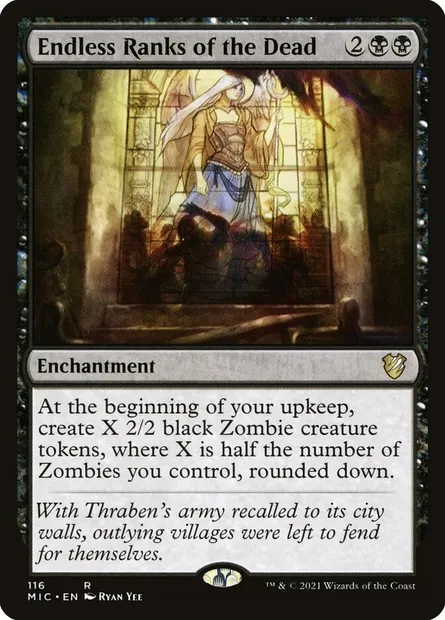 Endless Ranks of the Dead, Magic card MIC 116 — Midnight Hunt Commander set