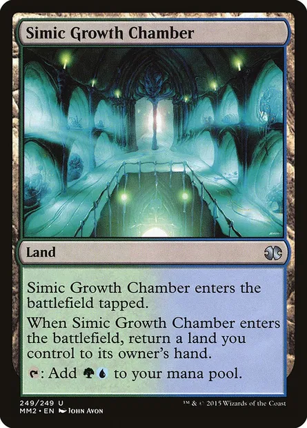 Simic Growth Chamber, Magic card MM2 249 — Modern Masters 2015 set