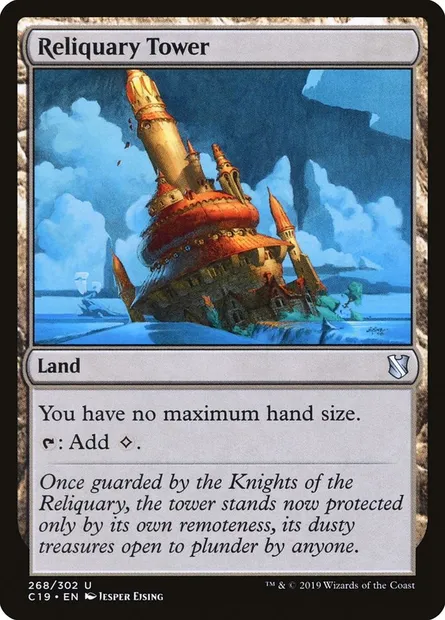 Reliquary Tower, Magic card C19 268 — Commander 2019 set