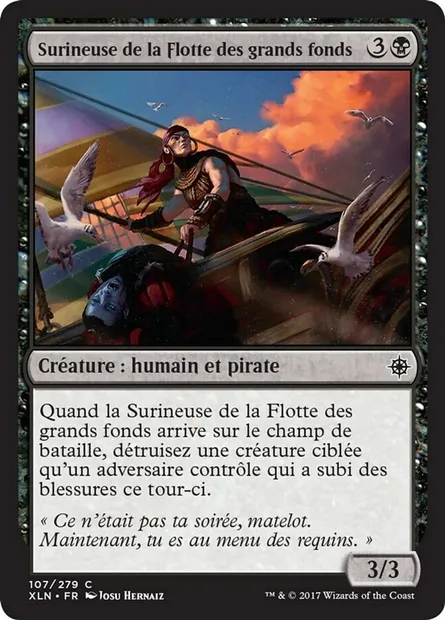 Surineuse de la Flotte des grands fonds, carte Magic XLN 107 — extension Ixalan