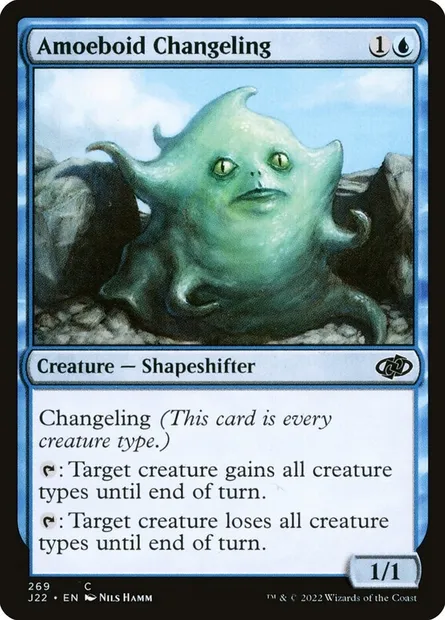 Amoeboid Changeling, Magic card J22 269 — Jumpstart 2022 set