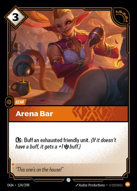 Arena Bar, Riftbound card OGN 124 — Origins set