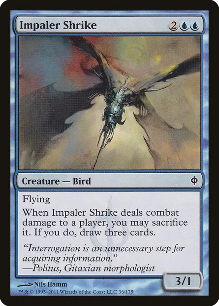 Impaler Shrike, Magic card NPH 36 — New Phyrexia set