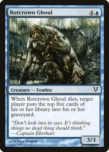 Rotcrown Ghoul, Magic card AVR 72 — Avacyn Restored set