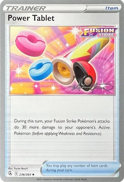 Pastille Puissance, carte Pokémon WCD22 236 — extension World Championship Decks 2022