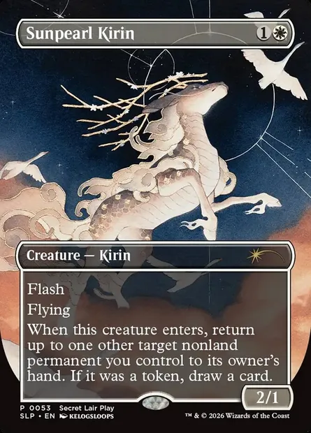 Sunpearl Kirin, Magic card SLP 53 — Secret Lair Promo set