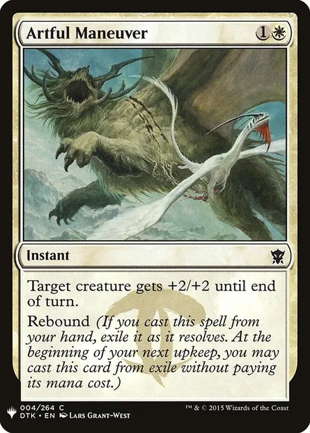 Manœuvre astucieuse, carte Magic PLST DTK-4 — extension The List