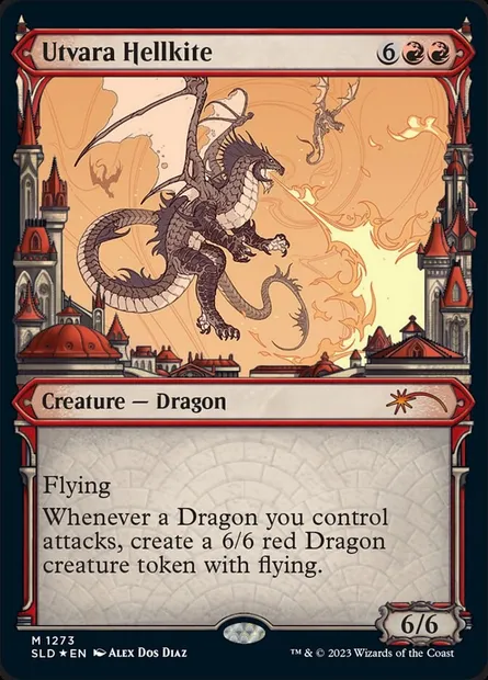 Escouflenfer d'Utvara, carte Magic SLD 1273 — extension Secret Lair Drop