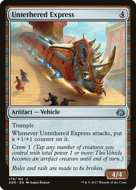 Untethered Express, Magic card AER 179 — Aether Revolt set