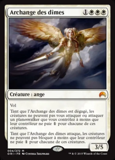 Archange des dîmes, carte Magic ORI 4 — extension Magic Origines