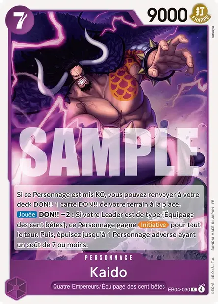 Kaido, carte One Piece EB04-030 — extension EGGHEAD CRISIS
