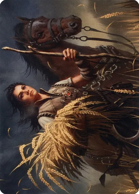 Ambitious Farmhand // Ambitious Farmhand, carte Magic AMID 11 — extension Midnight Hunt Art Series