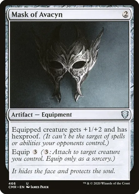 Mask of Avacyn, Magic card CMR 466 — Commander Legends set
