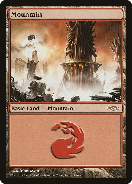 Montagne, carte Magic PAL04 4 — extension Arena League 2004