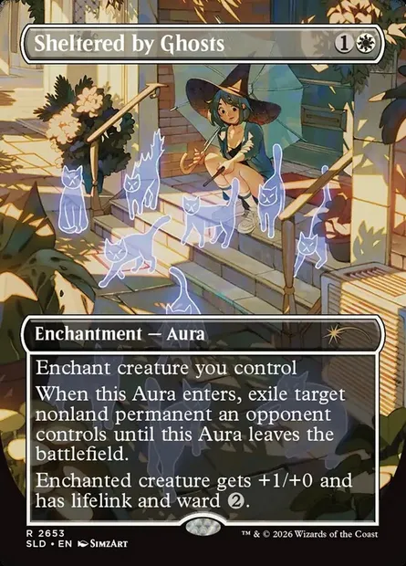 Sheltered by Ghosts, Magic card SLD 2653 — Secret Lair Drop set