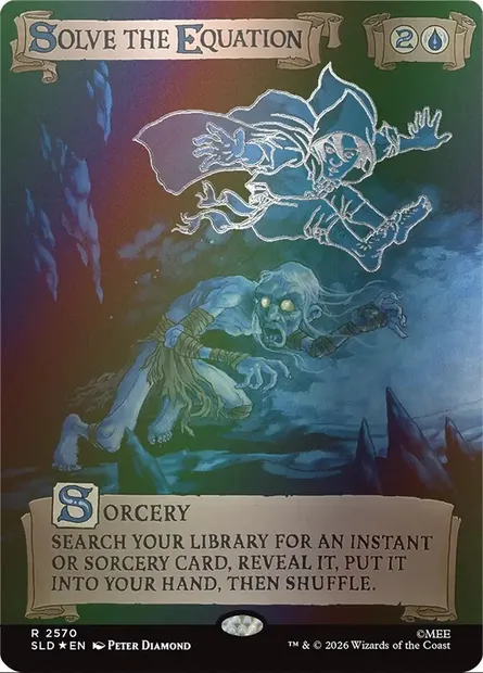 Solve the Equation, Magic card SLD 2570 — Secret Lair Drop set