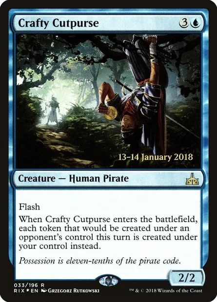 Crafty Cutpurse, Magic card PRIX 33s — Rivals of Ixalan Promos set