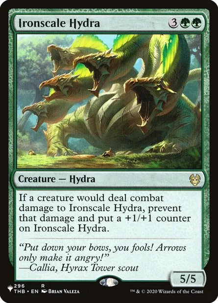 Ironscale Hydra, Magic card PLST THB-296 — The List set