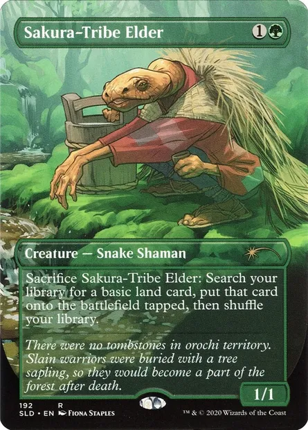 Sakura-Tribe Elder, Magic card SLD 192 — Secret Lair Drop set