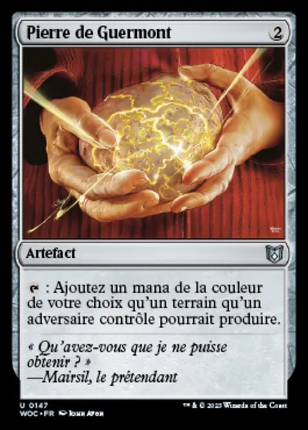 Pierre de Guermont, carte Magic WOC 147 — extension Wilds of Eldraine Commander