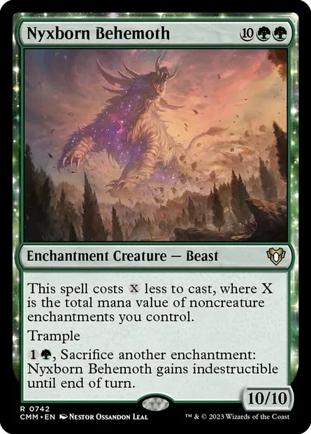 Nyxborn Behemoth, Magic card CMM 742 — Commander Masters set