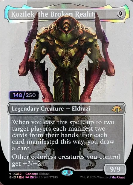 Kozilek, the Broken Reality, Magic card MH3 382z — Modern Horizons 3 set