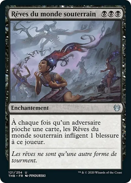 Rêves du monde souterrain, carte Magic THB 121 — extension Theros Beyond Death