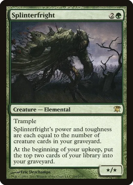 Splinterfright, Magic card ISD 205 — Innistrad set