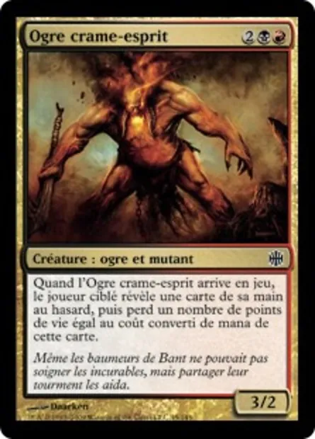 Ogre crame-esprit, carte Magic ARB 45 — extension La Renaissance d'Alara
