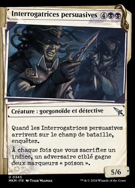 Interrogatrices persuasives, carte Magic MKM 345 — extension Murders at Karlov Manor