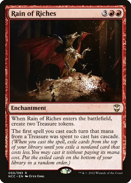 Rain of Riches, Magic card NCC 50 — New Capenna Commander set