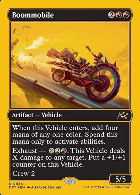 Boommobile, Magic card DFT 454 — Aetherdrift set