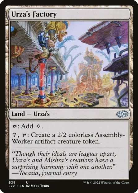 Urza's Factory, Magic card J22 828 — Jumpstart 2022 set