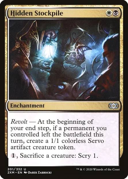 Hidden Stockpile, Magic card 2XM 201 — Double Masters set
