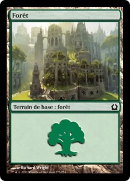 Forêt, carte Magic RTR 273 — extension Retour à Ravnica
