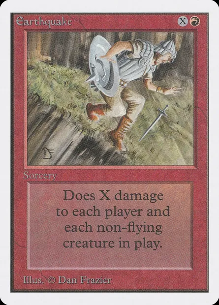Earthquake, Magic card 2ED 147 — Unlimited Edition set