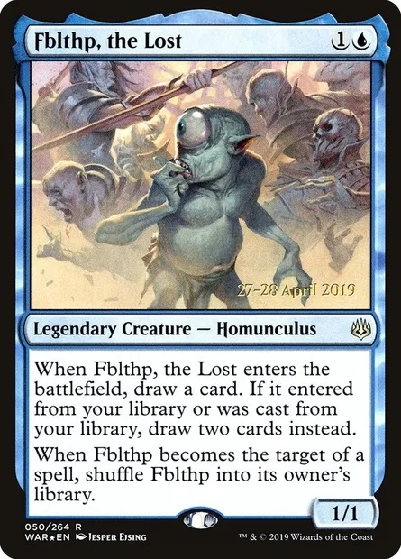 Fblthp, the Lost, Magic card PWAR 50s — War of the Spark Promos set